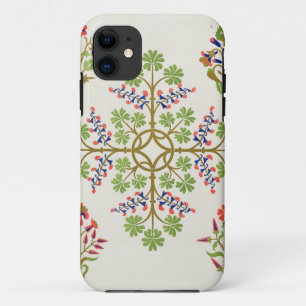 Rose motif wallpaper design, printed by M. & N. Ha iPhone 11 Case