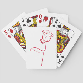 "Rose Mystic": Elegance at Every Move Playing Cards