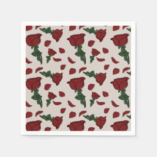 Rose napkins