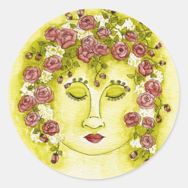 Rose Nymph Sticker (Front)