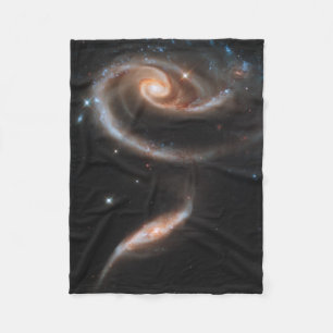 Rose of Galaxies Fleece Blanket