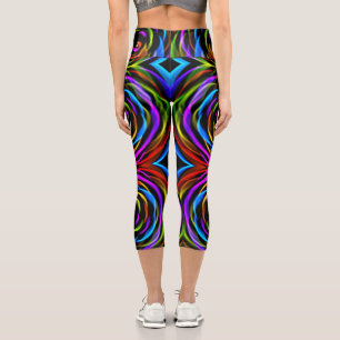 Rose of love capri leggings