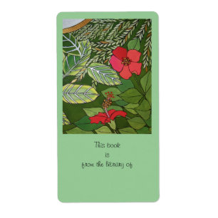 Rose of Sharon Jungle book plate