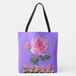 Rose Of Sharon Lilly Of The Valley Tote Bag