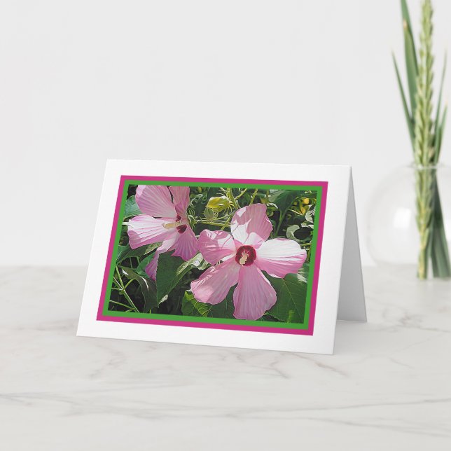 Rose of Sharon Note Card (Front)