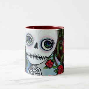 Rose Of The Sea Two-Tone Coffee Mug