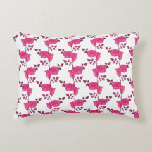 Rose on the Vine Reversible Accent Pillow
