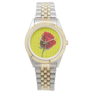 Rose on Yellow Watch