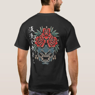 Rose Oni Kanji T-Shirt