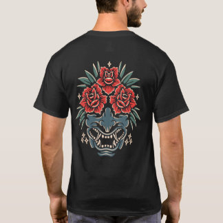 Rose Oni mask T-Shirt