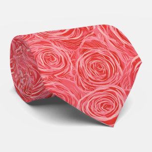 Rose Pattern Brother Graduation Tie