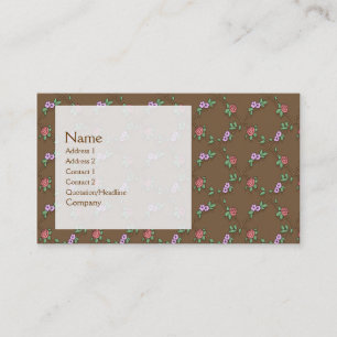 Rose Pattern Business Card