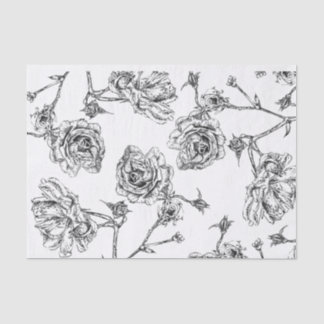 Rose pattern design  tissue paper