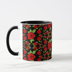 Rose Pattern Kitchen Gifts Mug