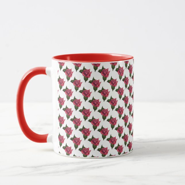 Rose Pattern Mug (Left)