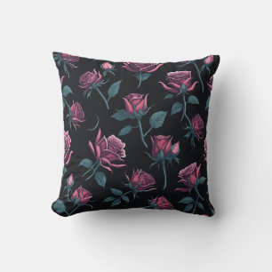 Rose Pattern Pillow