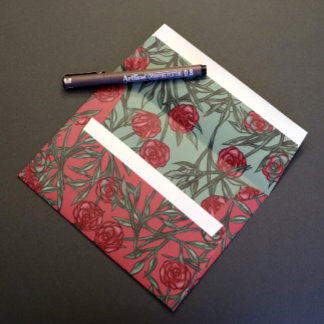 Rose Pattern Roses Patterns Floral Art Flowers Envelope