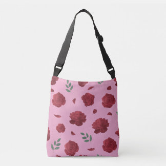 Rose Pattern Shoulder Bag | Tote Bag