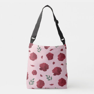 Rose Pattern Shoulder Bag | Tote Bag