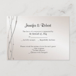 Rose Pearl 30th Anniversary Response Card