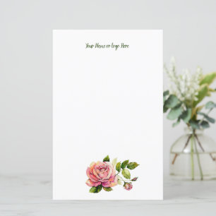 Rose Personalised Stationery