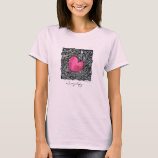 Rose Petal Heart T-Shirt