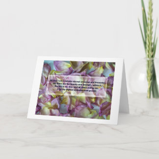 Rose Petal inspiration Card