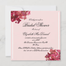 Rose Petal Pink Romantic Bridal Shower