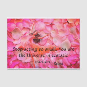 Rose Petals and Dancer Tissue Paper