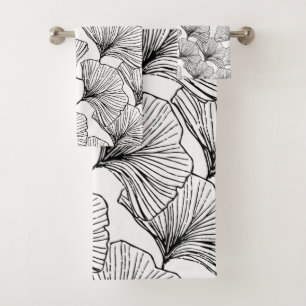 rose petals bath towel set