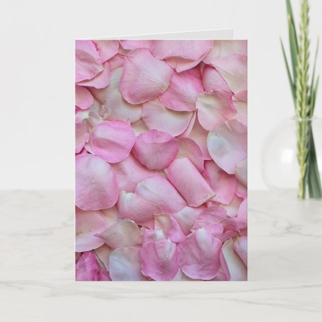ROSE PETALS BIRTHDAY CARD (Front)