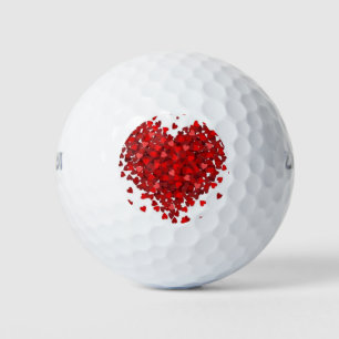 **ROSE PETALS HEART*** GOLF BALLS