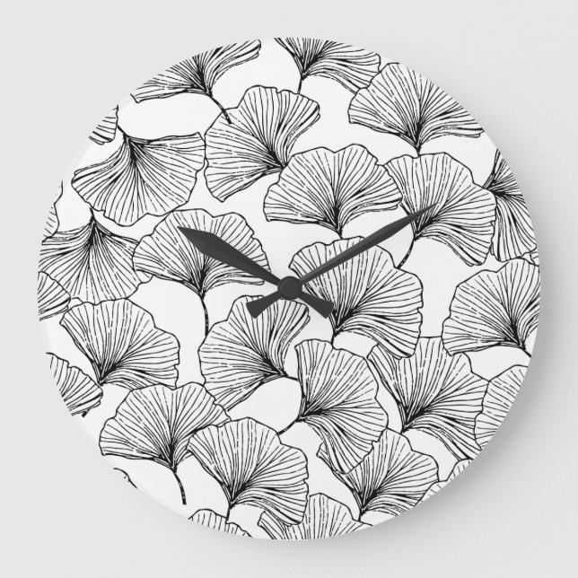 rose petals large clock (Front)