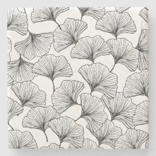 rose petals stone coaster