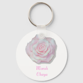 rose_pink1, Morah Chaya Key Ring