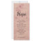 Rose Pink Floral Elegant Bible -Hope- Bookmark