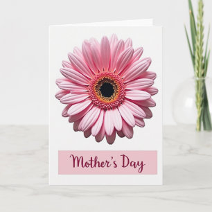Rose Pink Floral Mothers Day Card