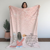 Rose Pink Glitter Effect Two Girls Letter Note
