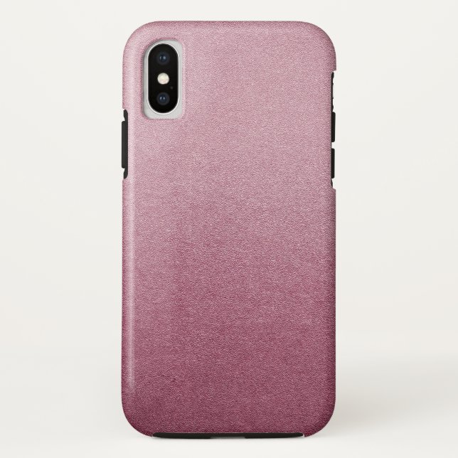 Rose Pink Glitter Sand Visual Texture Ombre Light Case-Mate iPhone Case (Back)