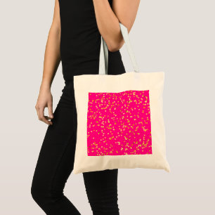 Rose pink gold sparkles tote bag