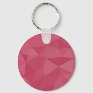 Rose pink light geometric mesh pattern key ring