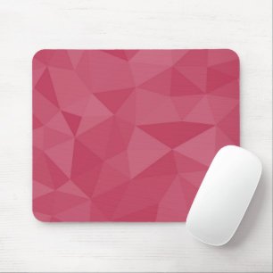 Rose pink light geometric mesh pattern mouse mat