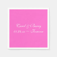 Rose Pink Premium Colourful Napkins
