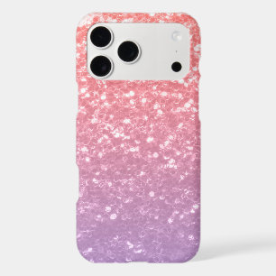 Rose pink purple lavender faux sparkles glitters