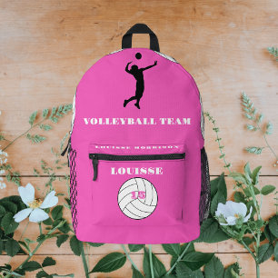 ROSE & PINK VOLLEYBALL BAG SPORT TEAM
