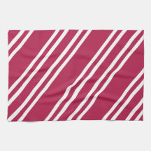 Rose Pink w/White Stripes