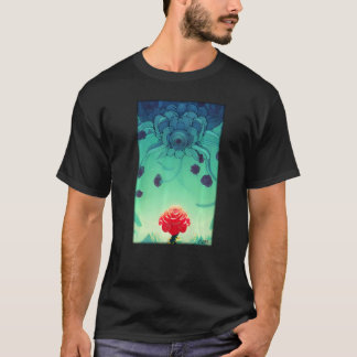 Rose Plant Flower Spring Meadow Green Natural Plan T-Shirt