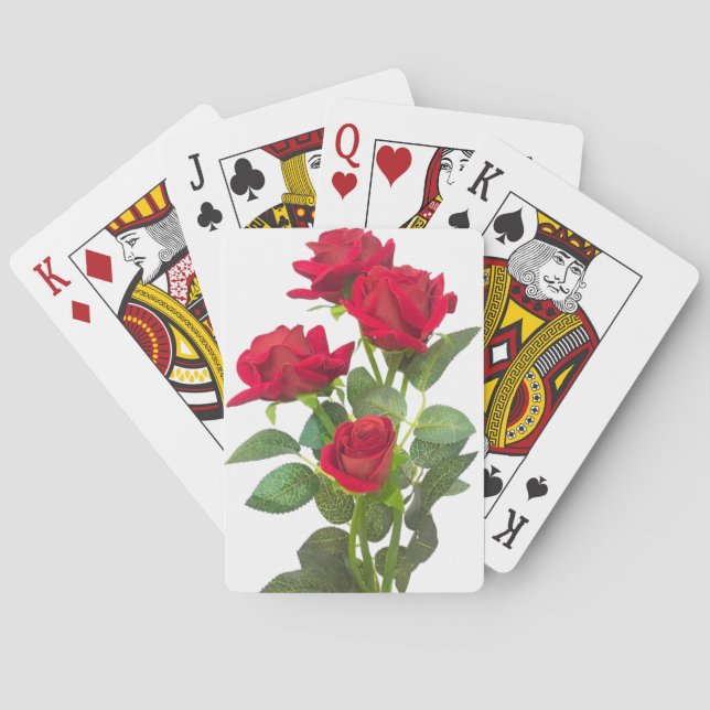  Rose Playing Cards (Back)
