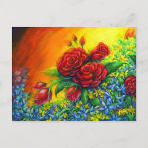 Rose Plumage Postcard