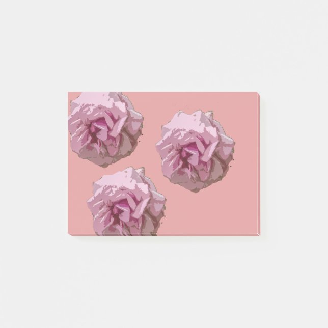 Rose Post-it Notes (Front)